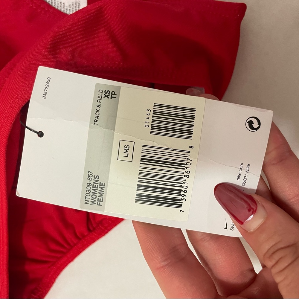 NWT Nike Red Racing Bottom - Picture 2 of 4